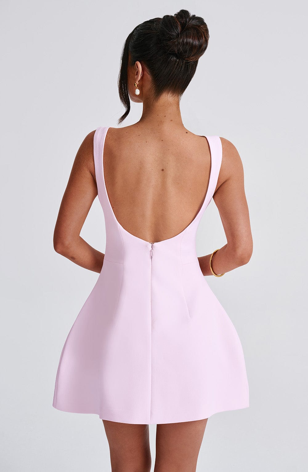 Blush Elegance Mini Elbise