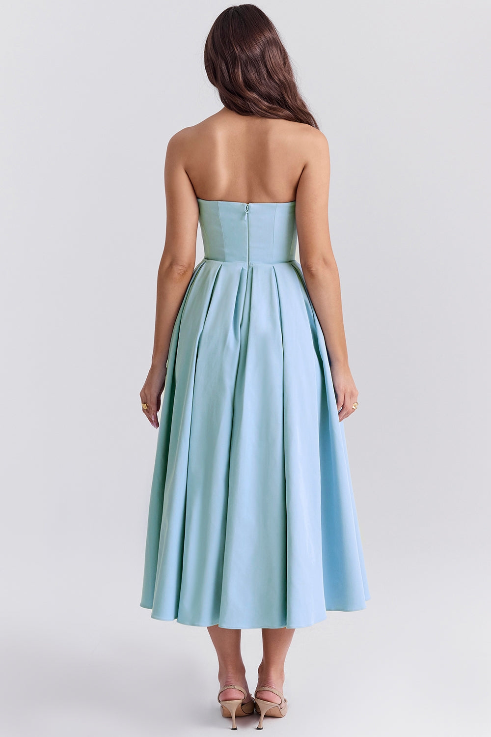 Audrey Pastel Breeze Midi Elbise