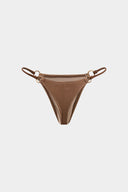 Textured Brown Bikini & Sarong