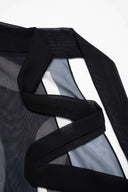 Conjunto de traje de baño y pareo Noir Wave
