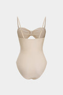 Cut-Out Gold Swimsuit