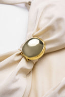 Cut-Out Gold Swimsuit