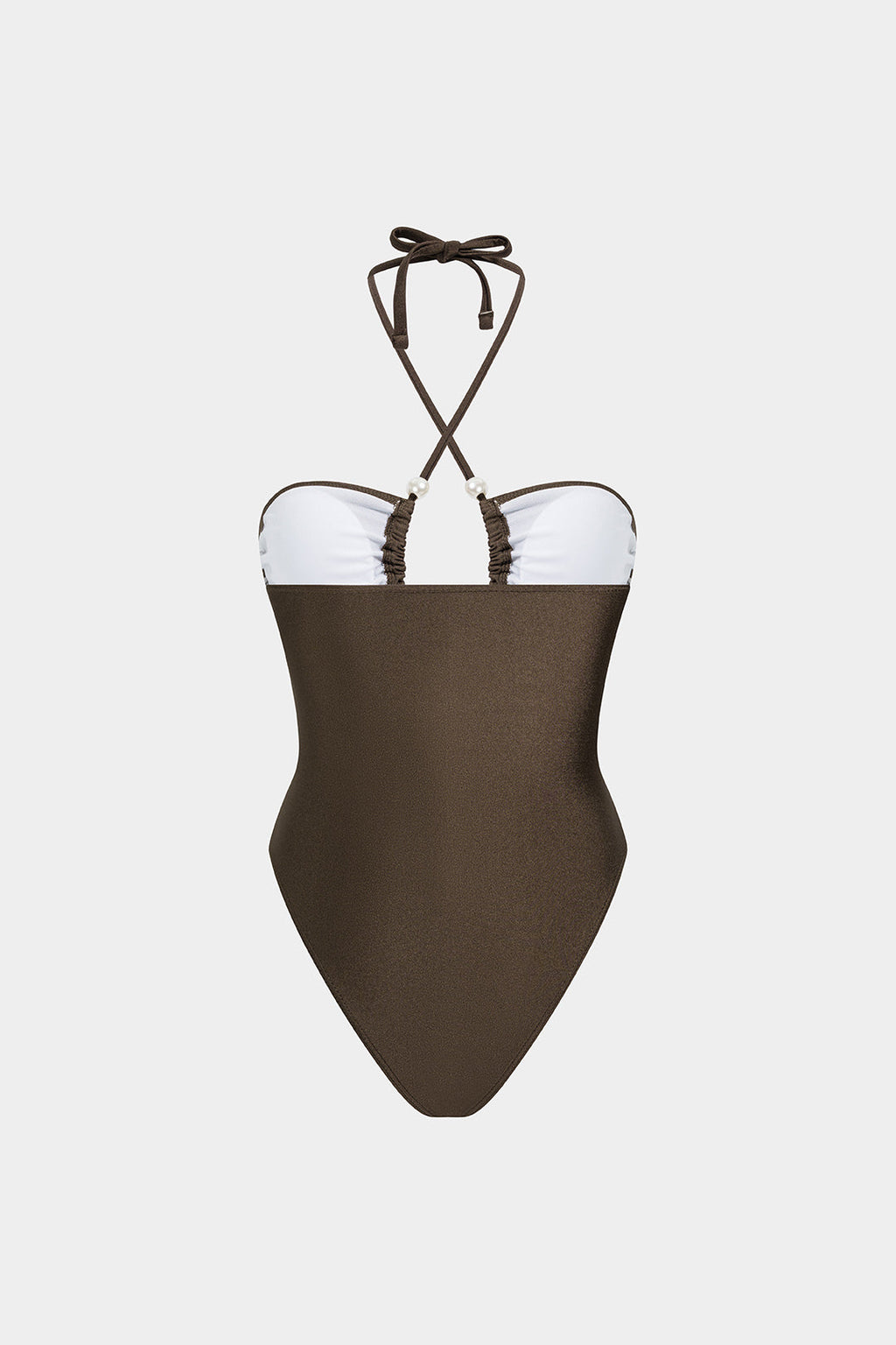 Bañador Halter Drapeado