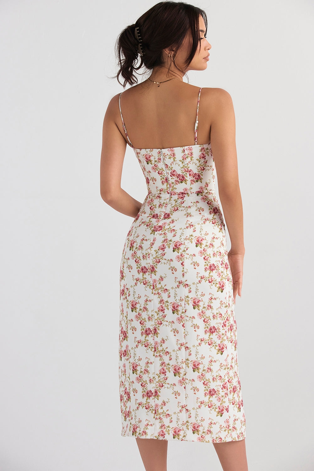 Charlotte Floral Breeze Midi Elbise