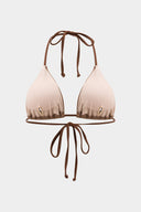 Textured Brown Bikini & Sarong