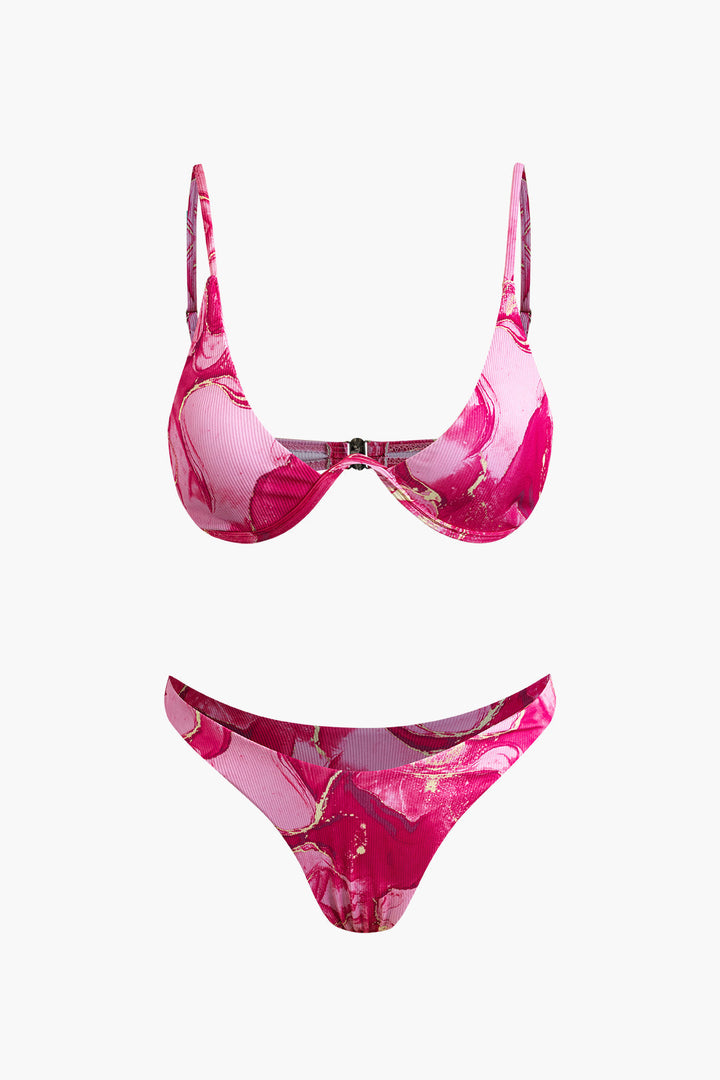 Printed Bikini And Bikini Set