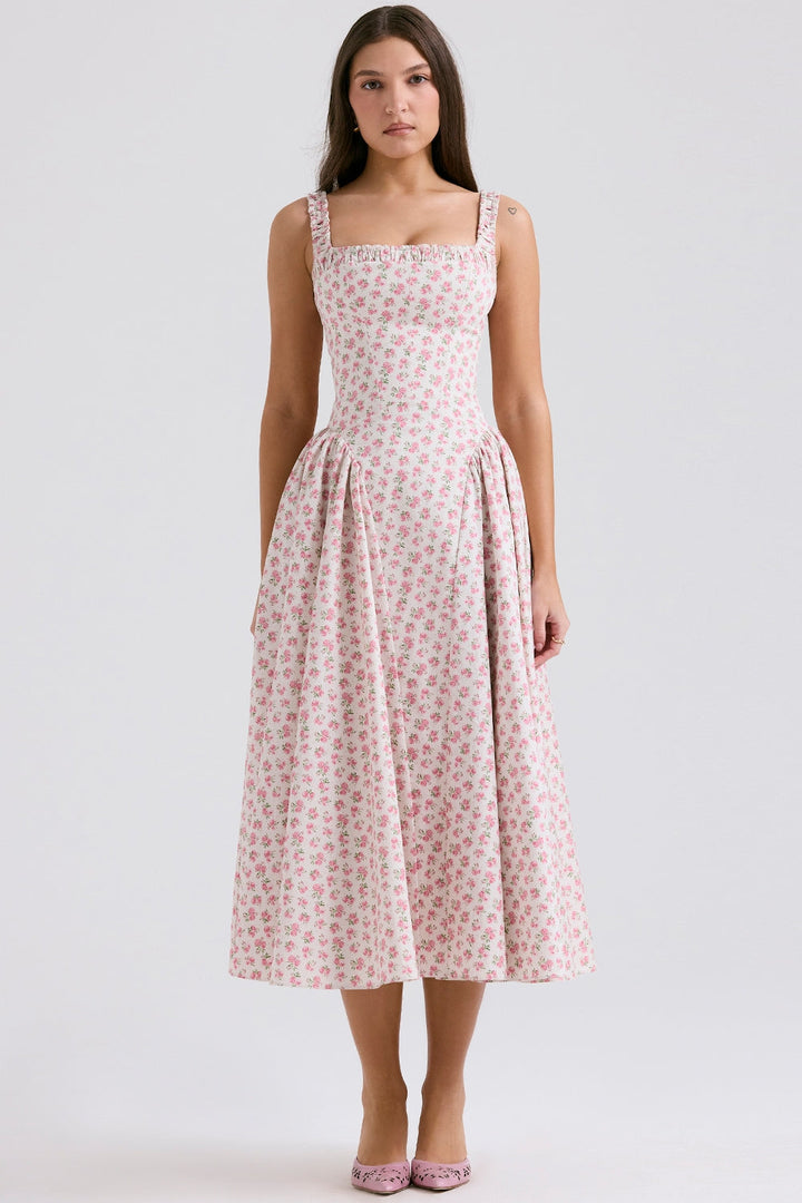 Dorothy Blossom Midi Elbise