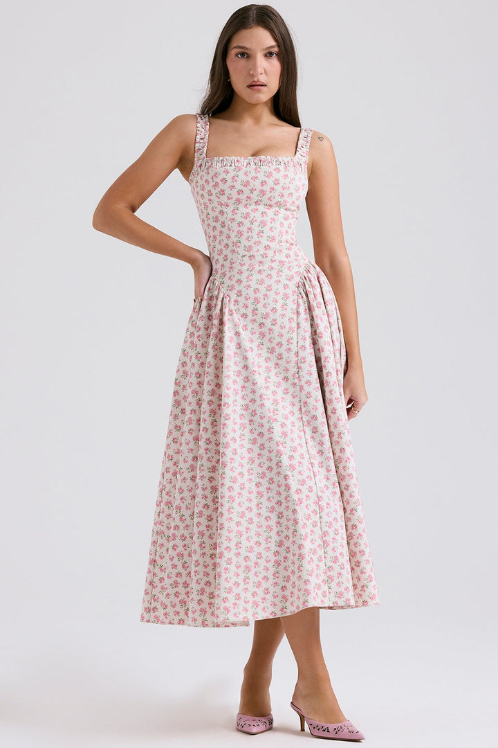 Dorothy Blossom Midi Elbise