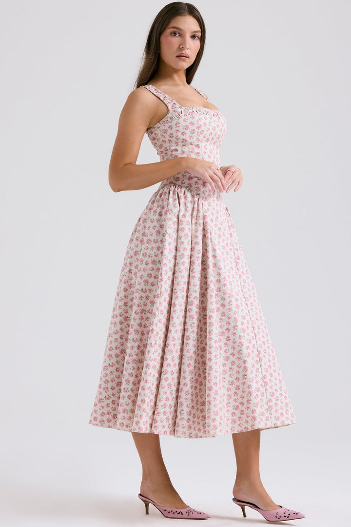 Dorothy Blossom Midi Elbise