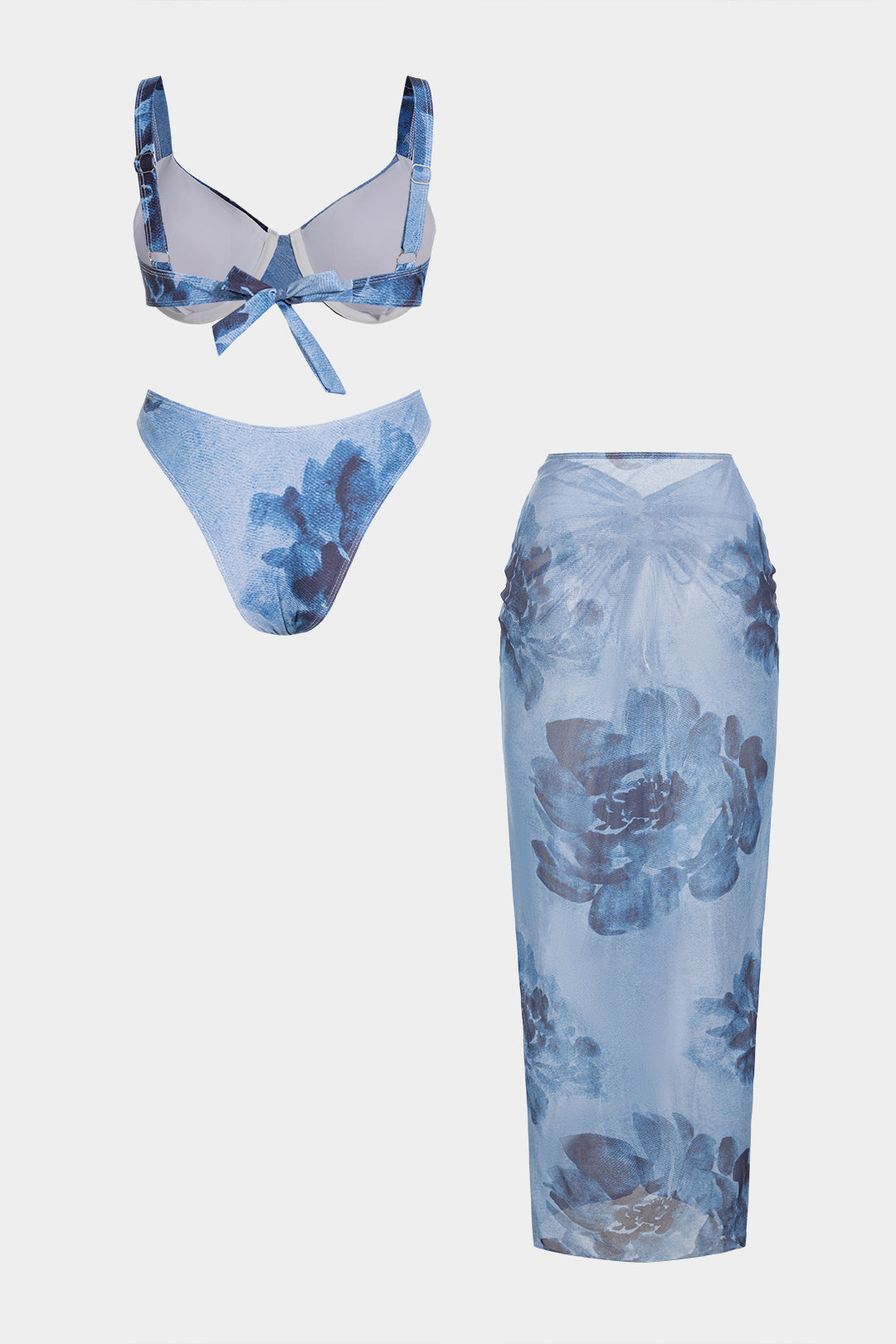 Set Azul Porcelana
