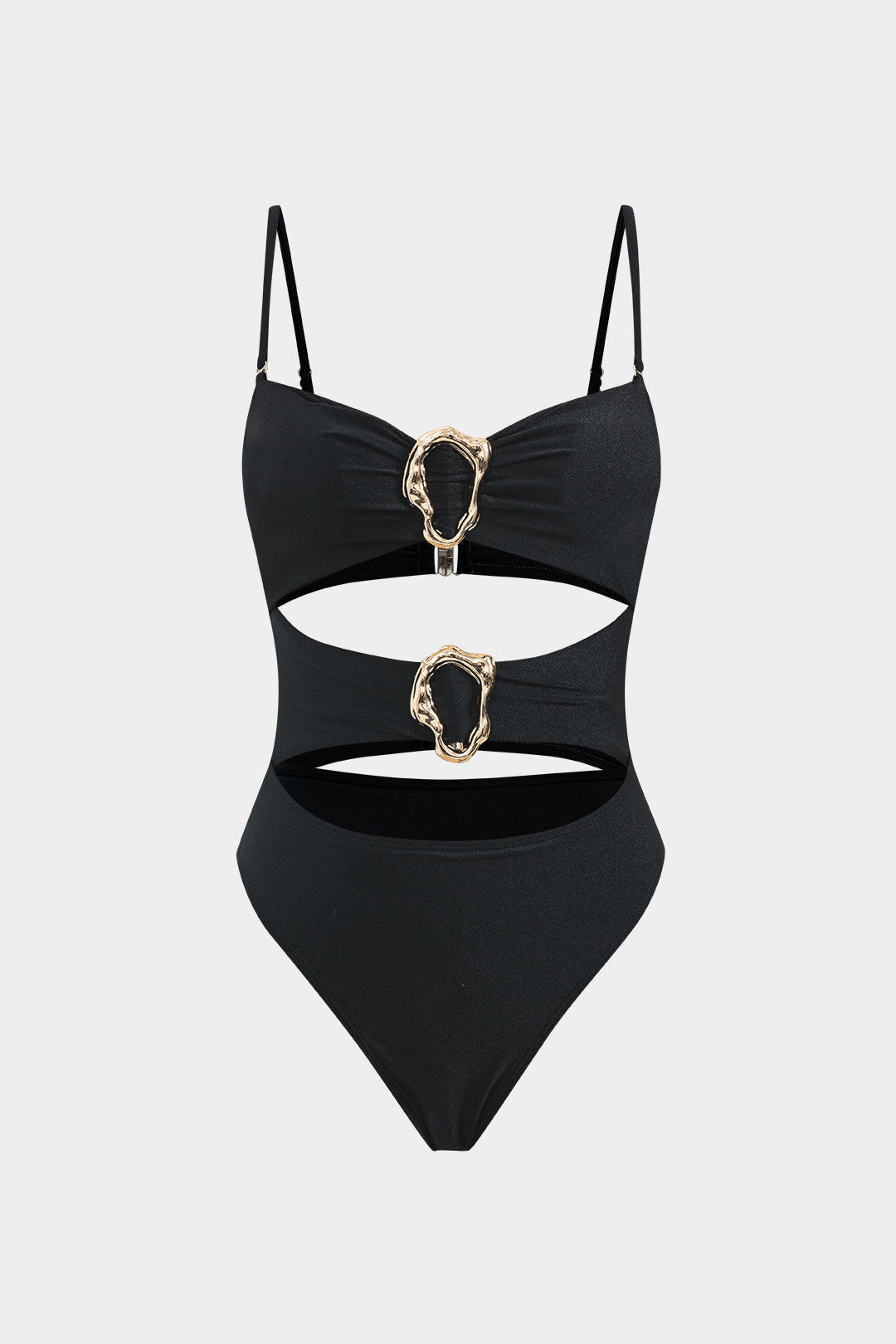 Rosvell Noir Jewel Cut-Out Bañador
