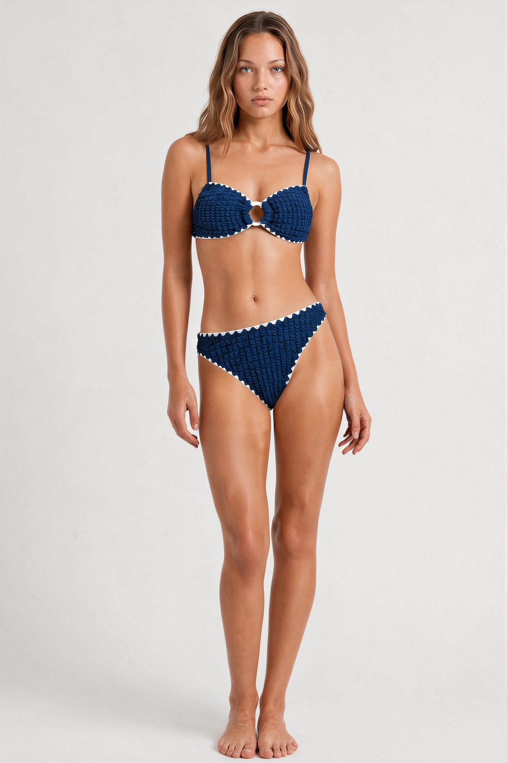 Bikini Texturizado Azul