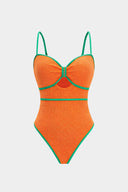 Rosvell Noir Trim Sculpt Swimsuit