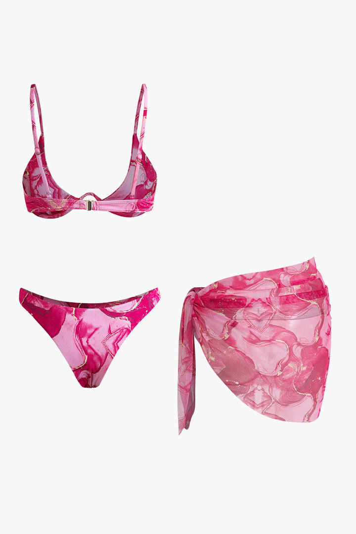 Printed Bikini And Bikini Set