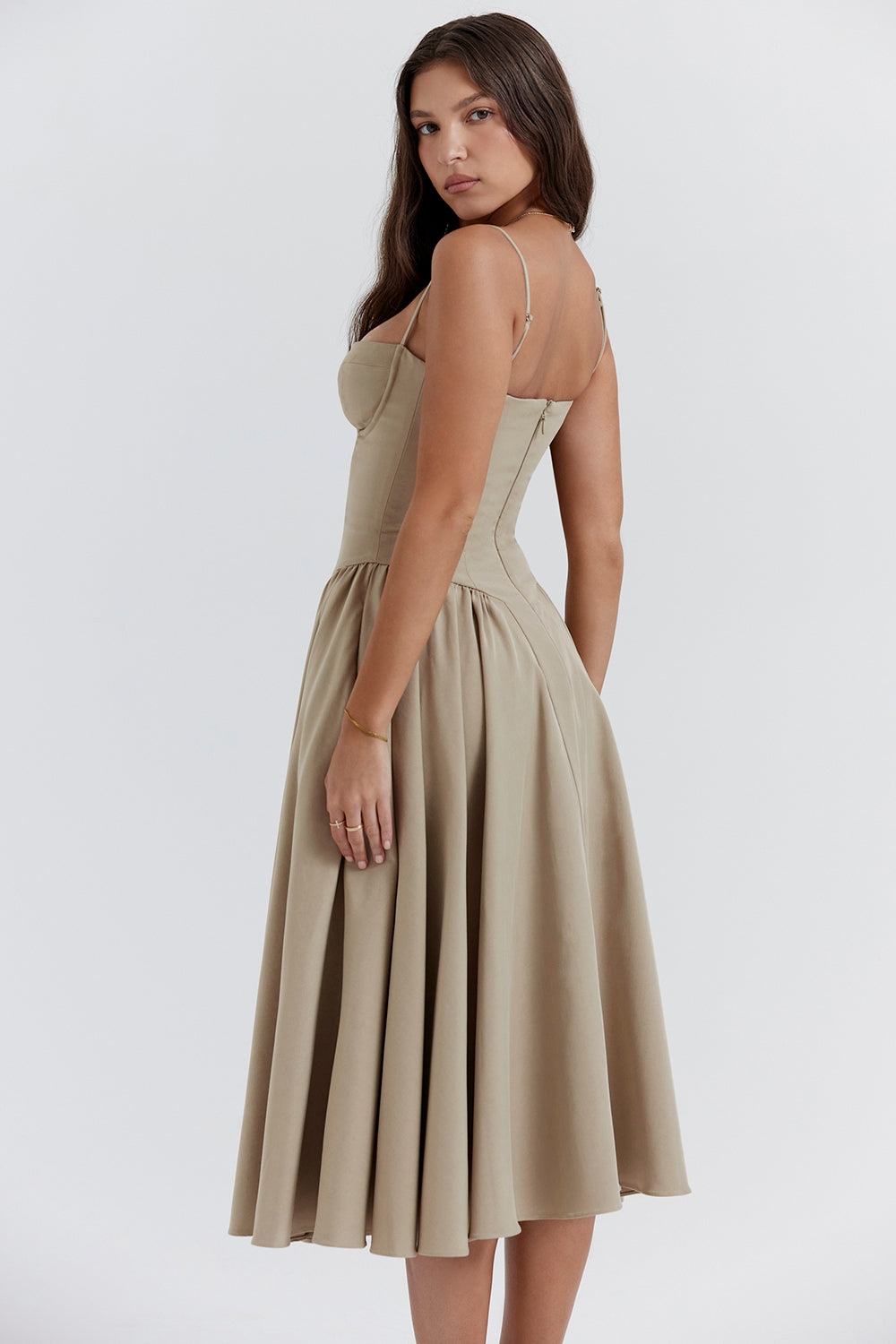 Elara Charm Midi Elbise